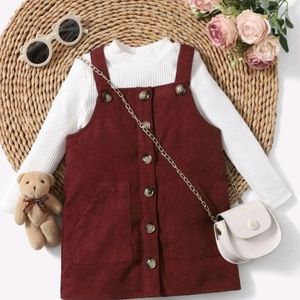 Kid's NWT Burgundy Coyduroy Jumper Size 2-3T
